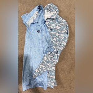 Cutter and Buck golf shirt and lightweight jacket